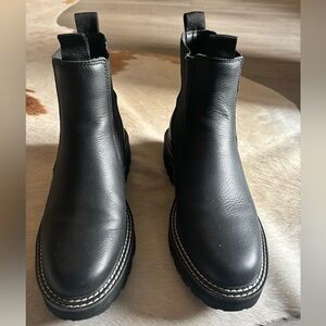 Dolce Vita Black Leather Women's Boots